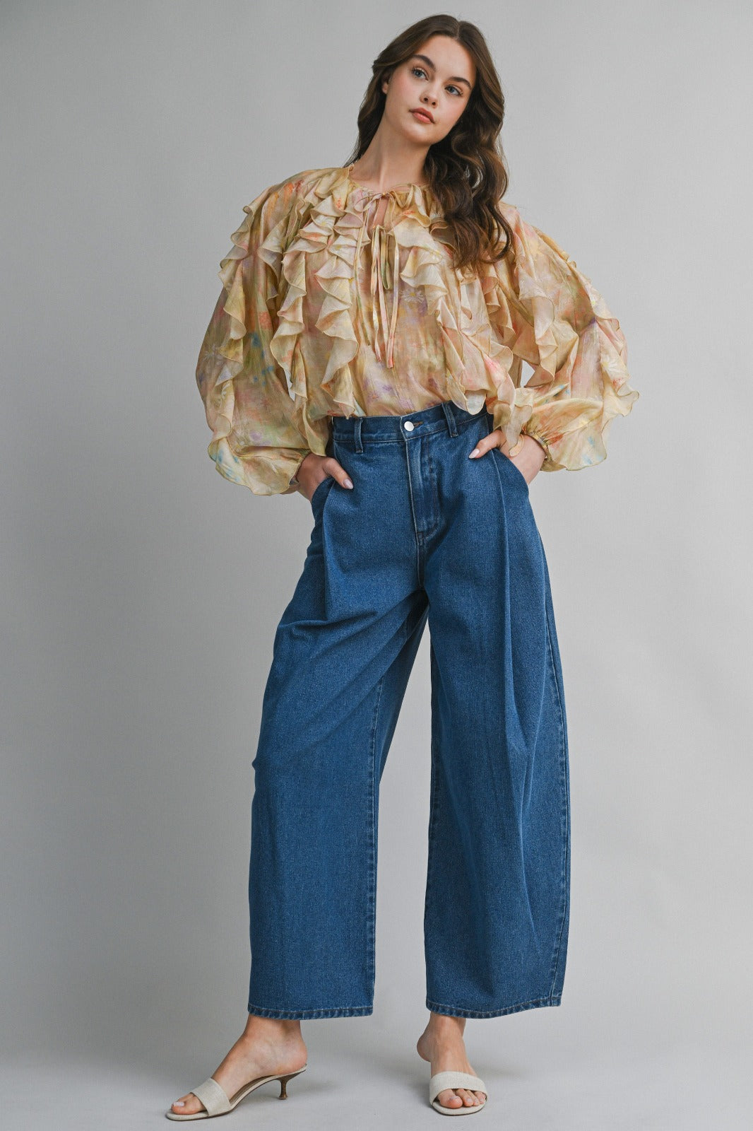 Golden Whisper Blouse