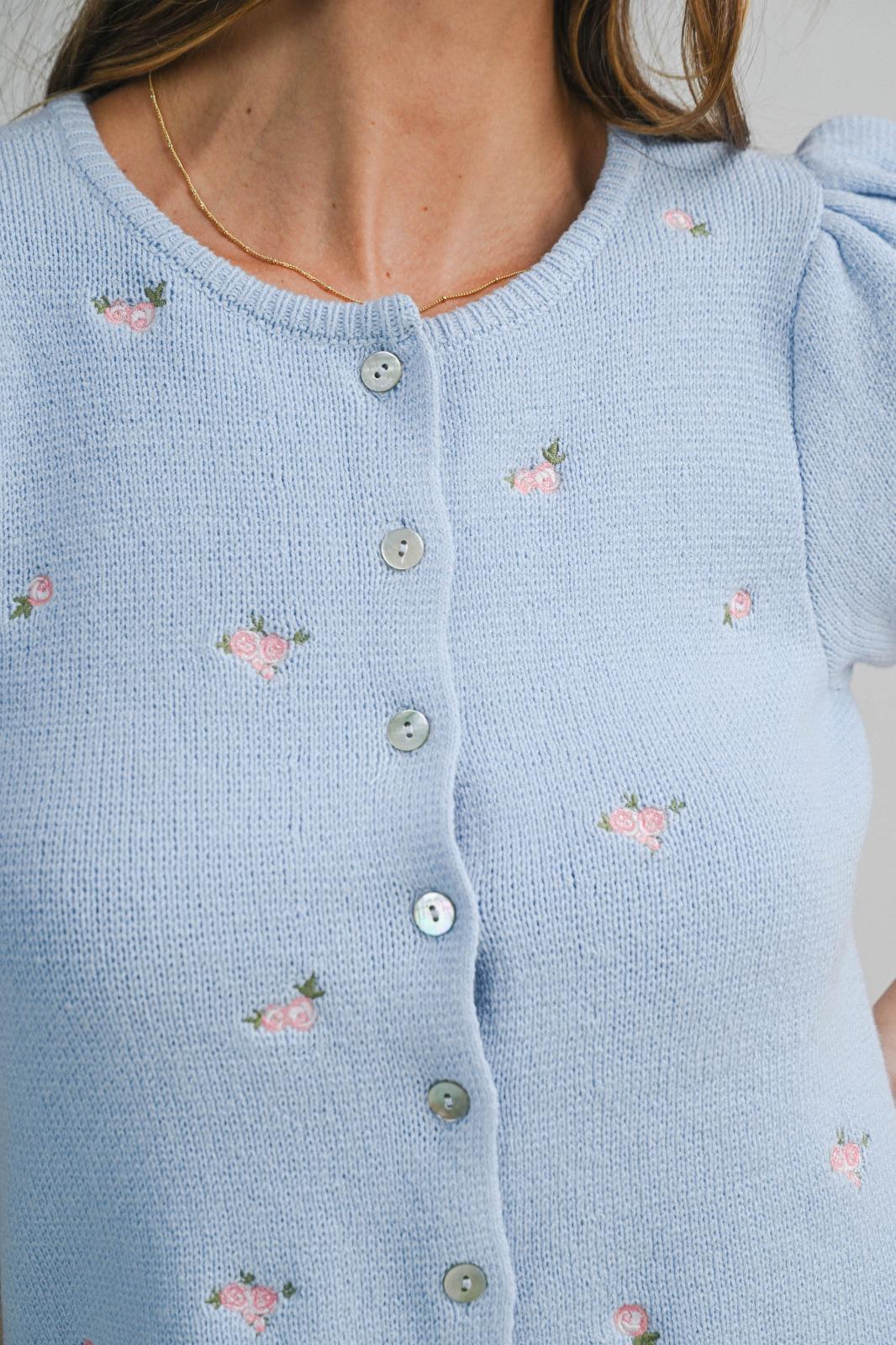 The Petite Rose Knit Top