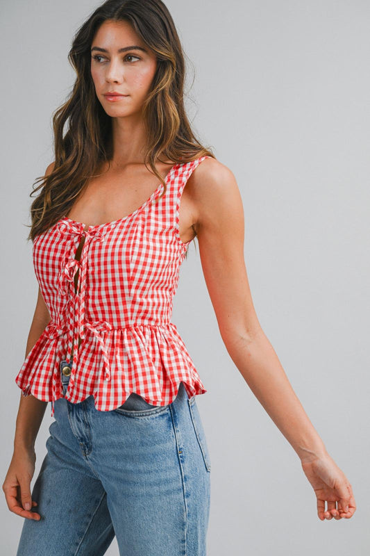 Strawberry Picnic Top
