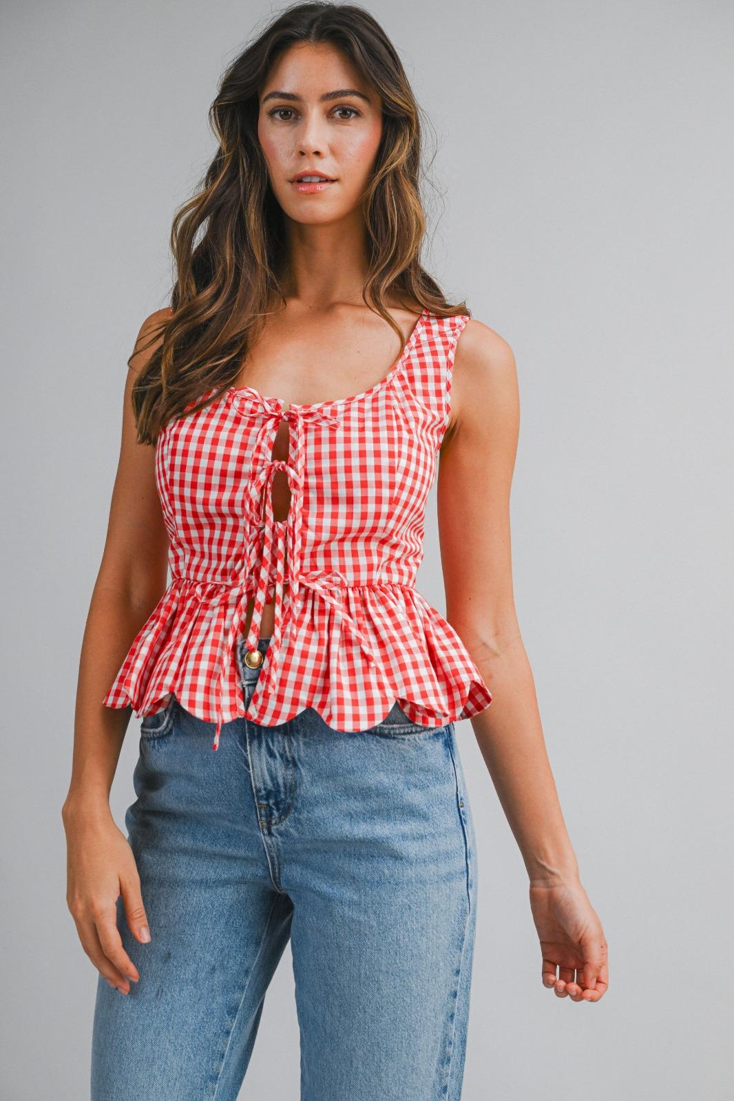 Strawberry Picnic Top