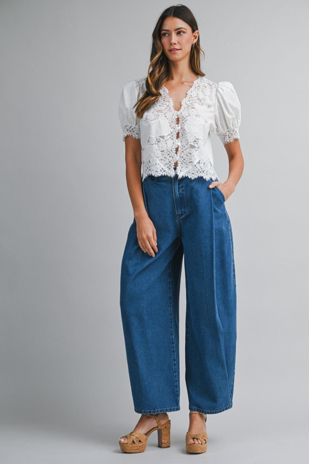 The Bella Lace Blouse