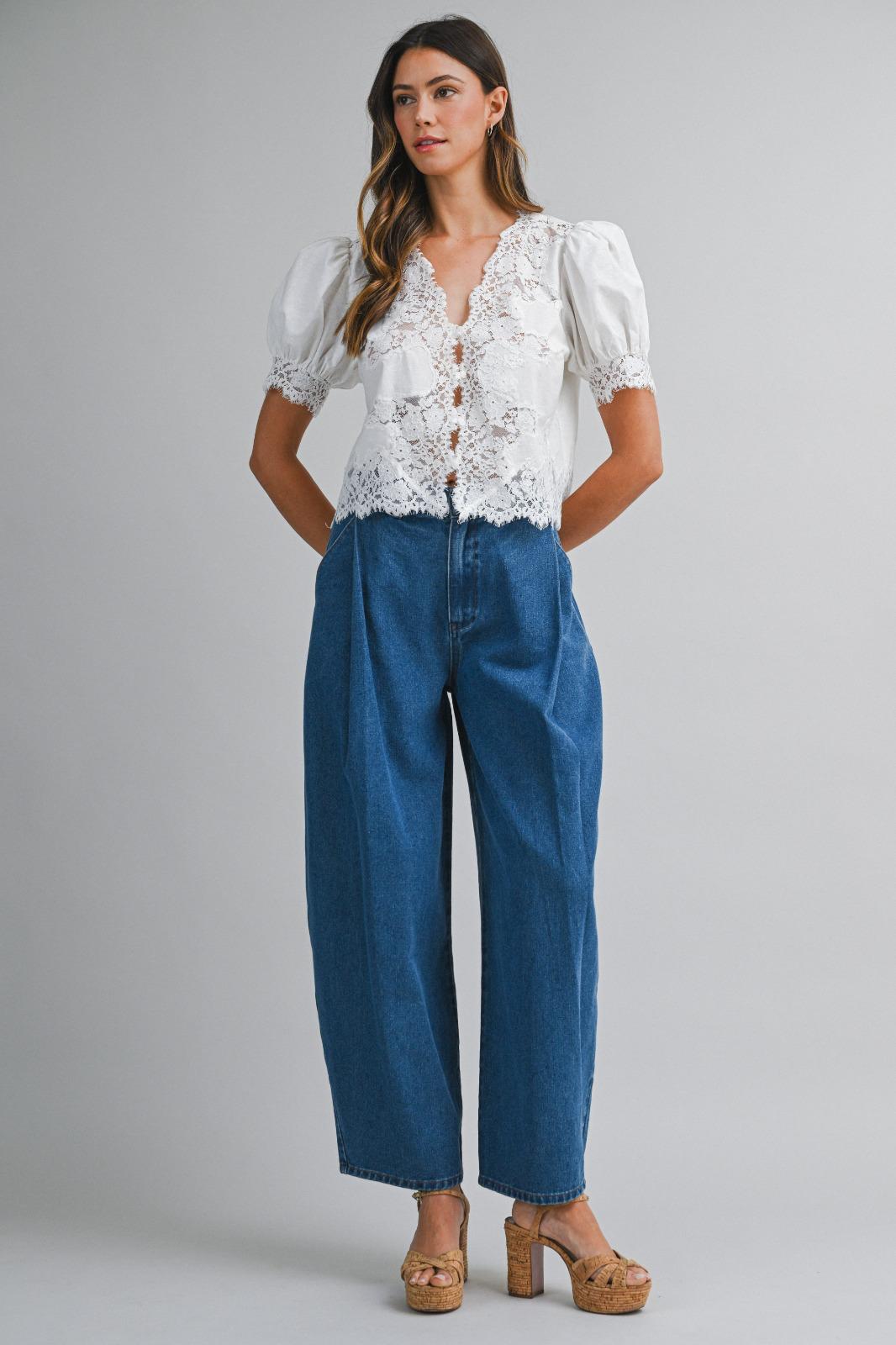 The Bella Lace Blouse