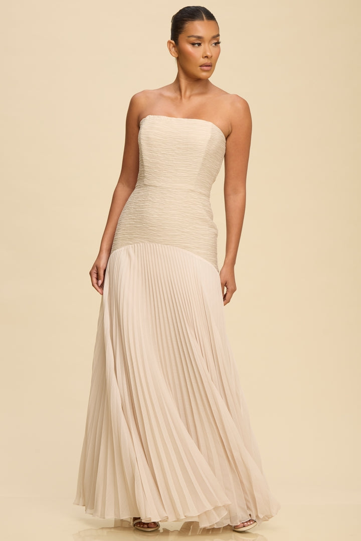 The Celeste Pleated Gown