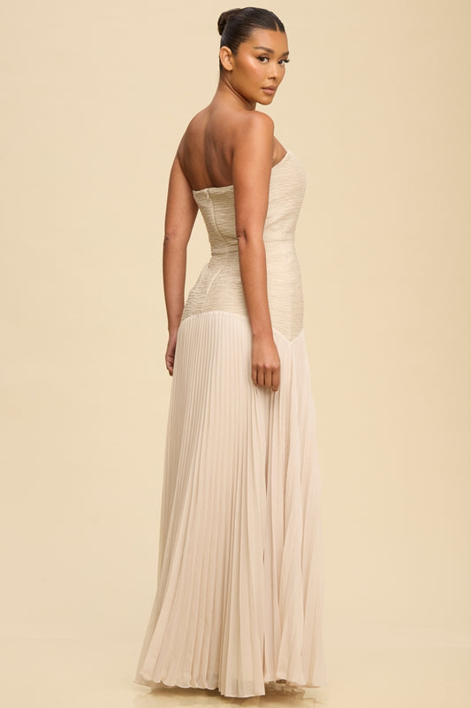The Celeste Pleated Gown