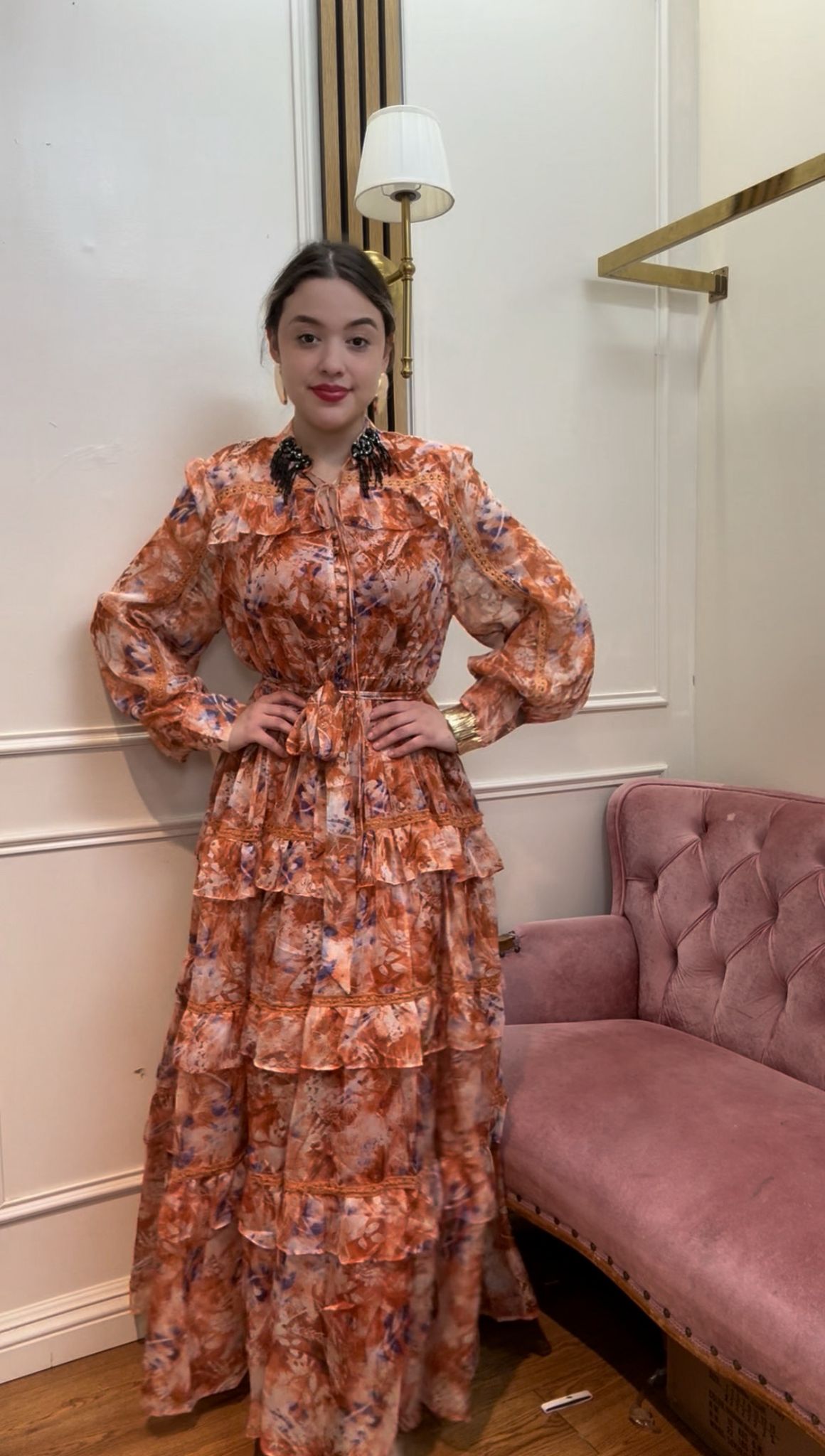 Terracotta Bloom Dress