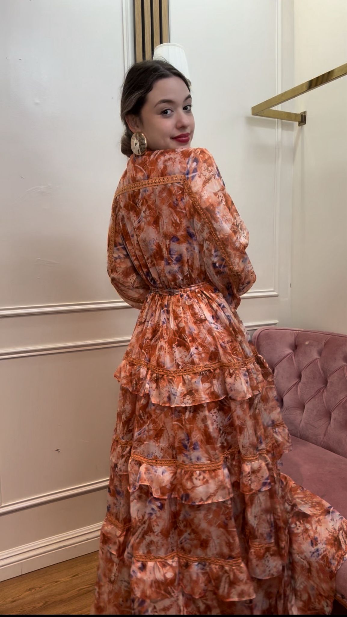 Terracotta Bloom Dress