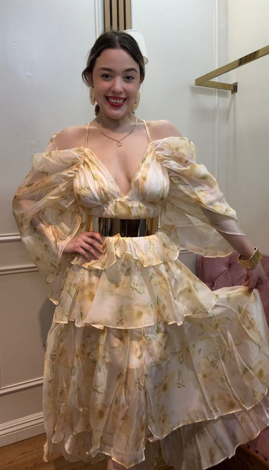 The Golden Muse Dress
