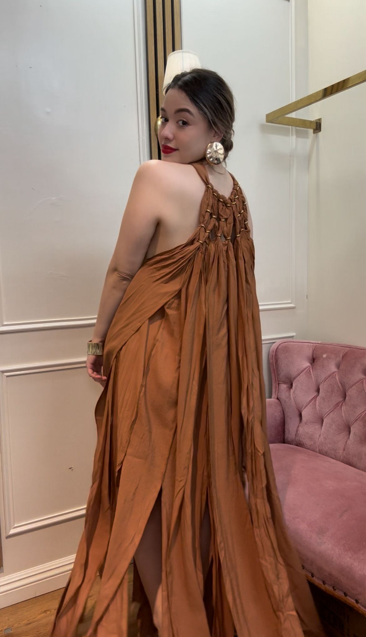 Bronze Aura Dress