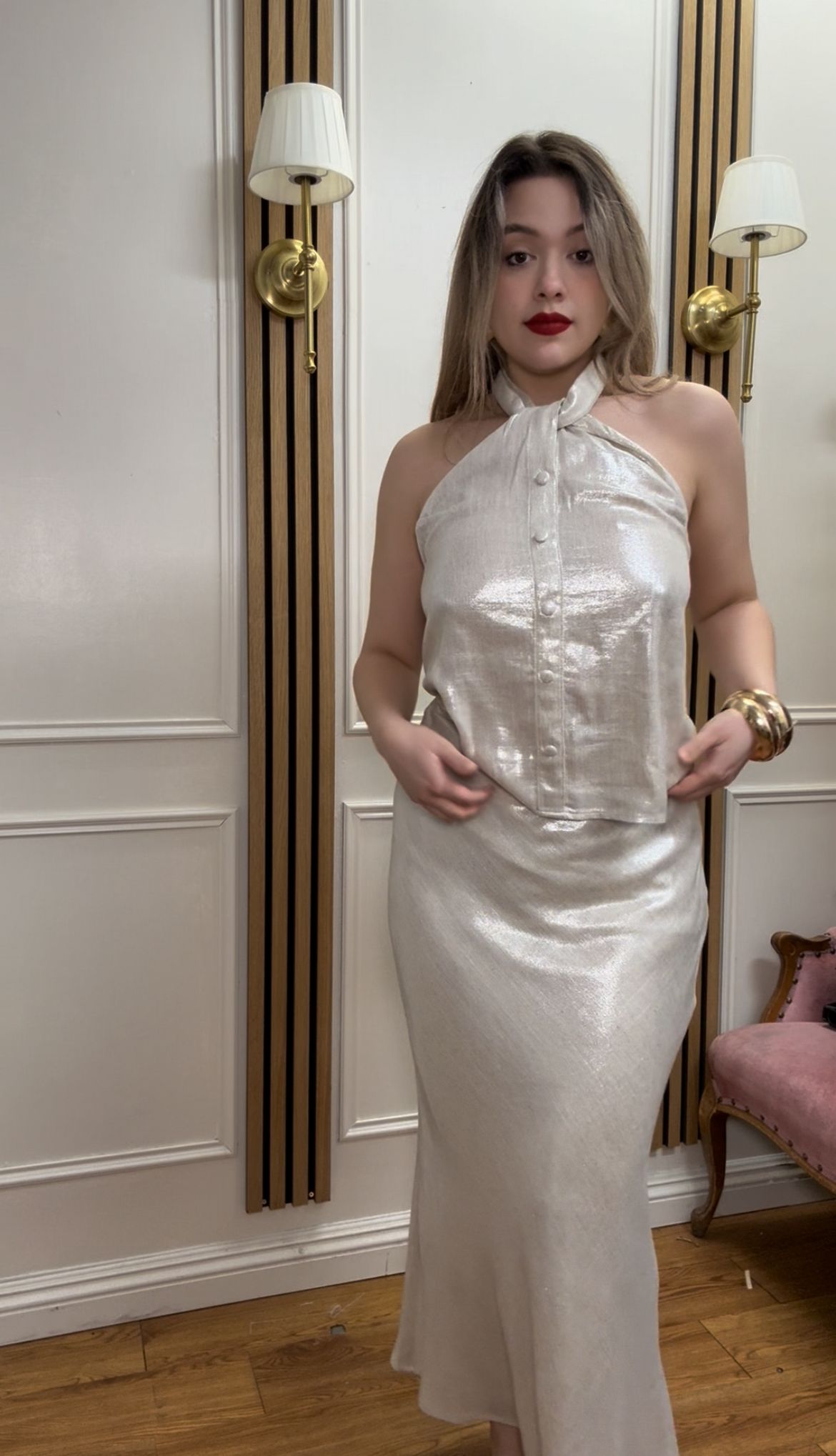 Ivory Silk Dress