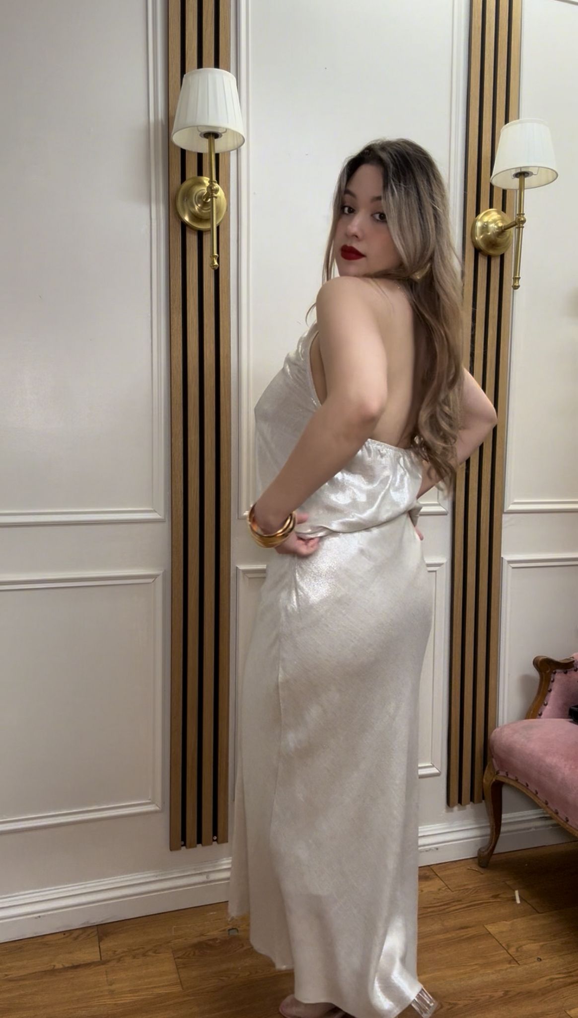 Ivory Silk Dress