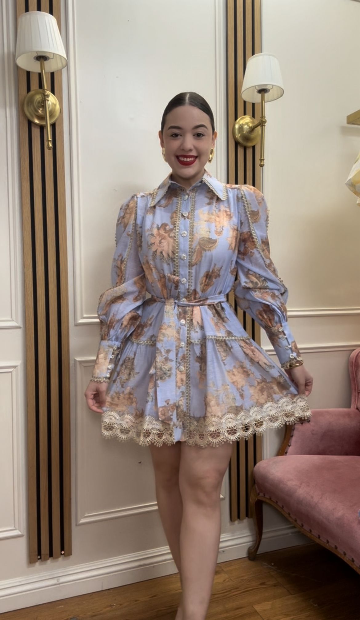 The Versailles Shirtdress Mini
