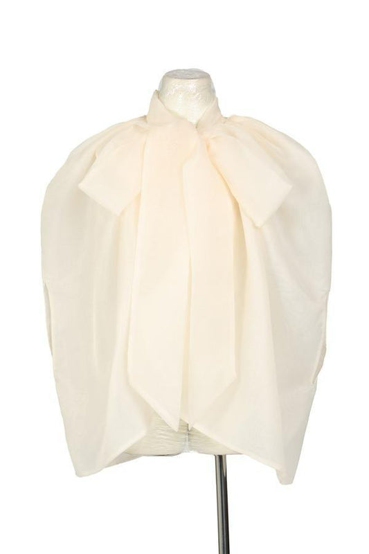 The Bridal Organza Drama Cape