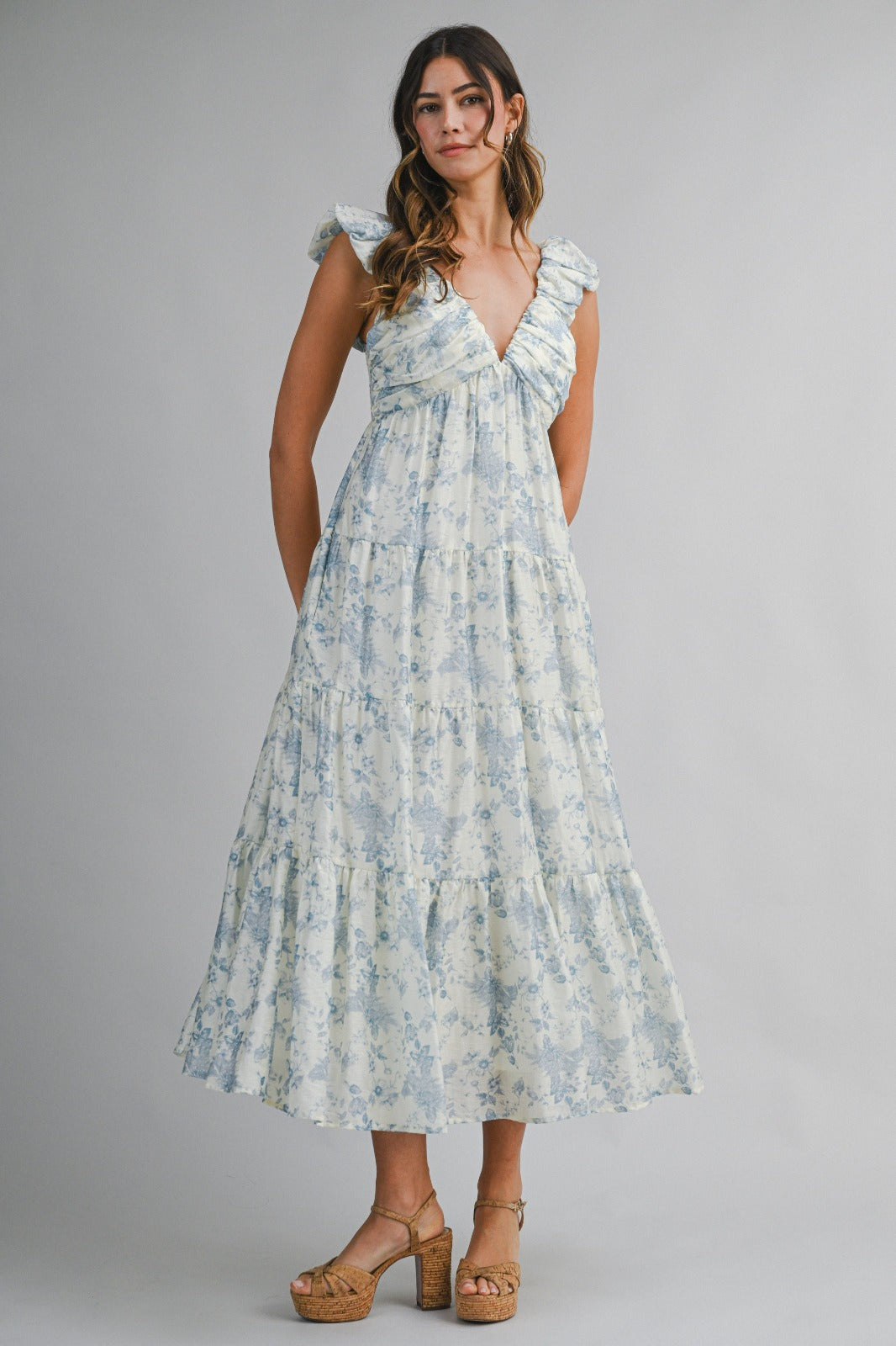The Porcelain Garden Flutter Dress
