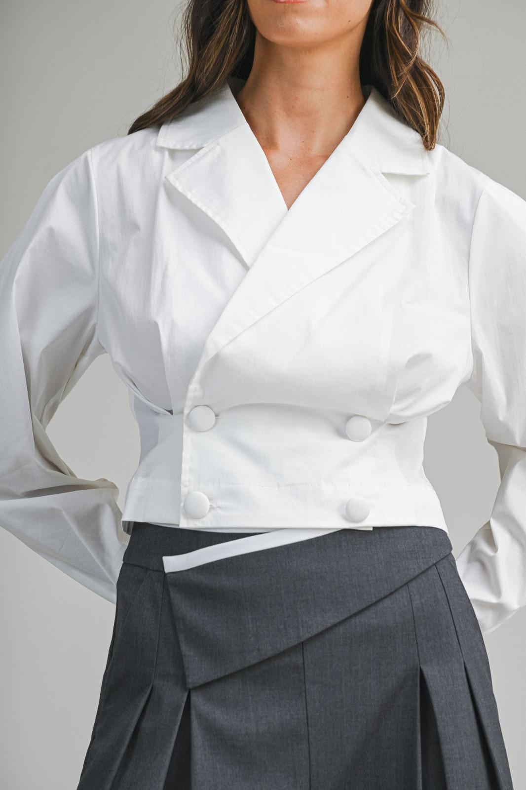 The Architect Crop Shirt