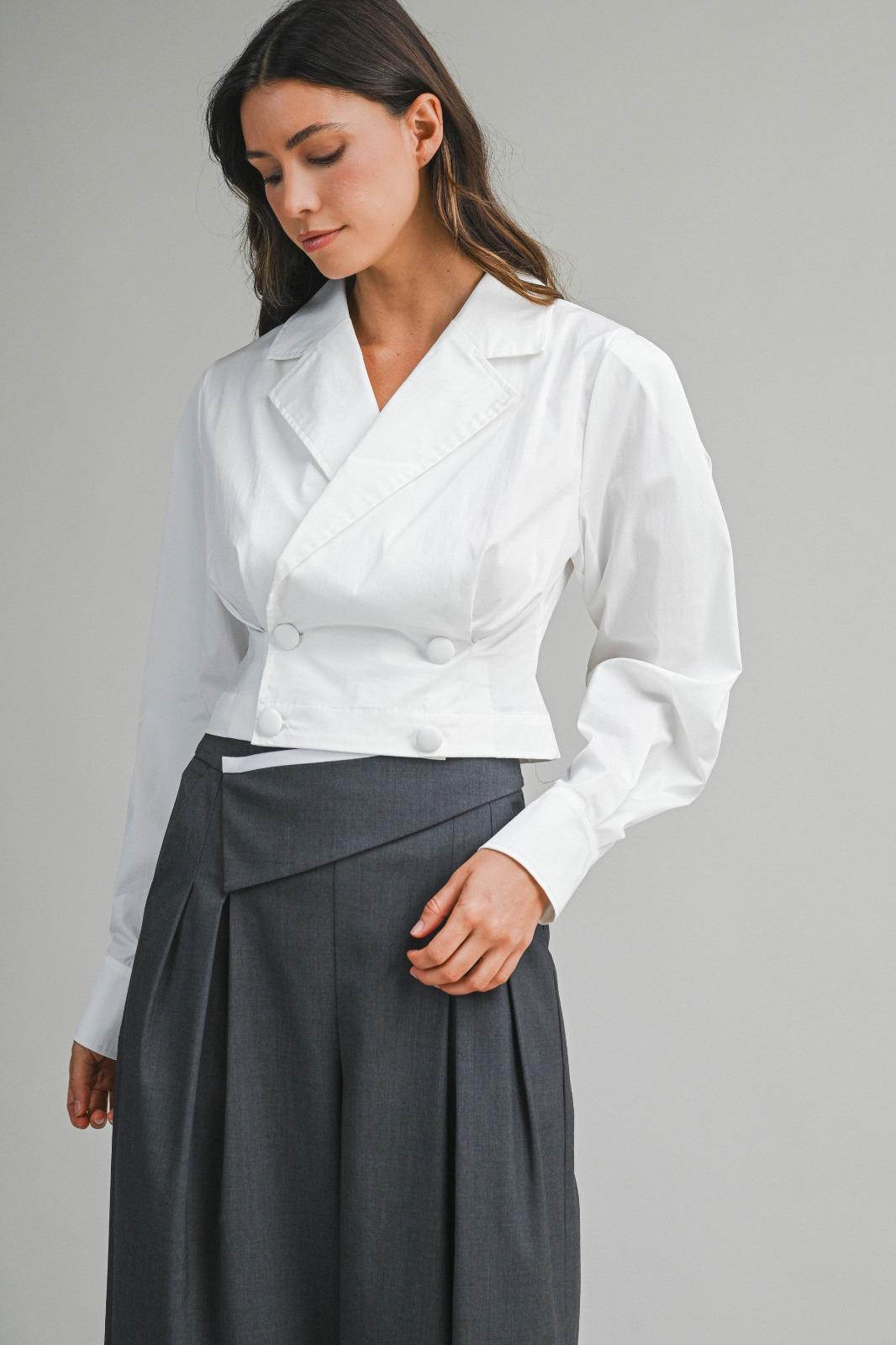 The Architect Crop Shirt