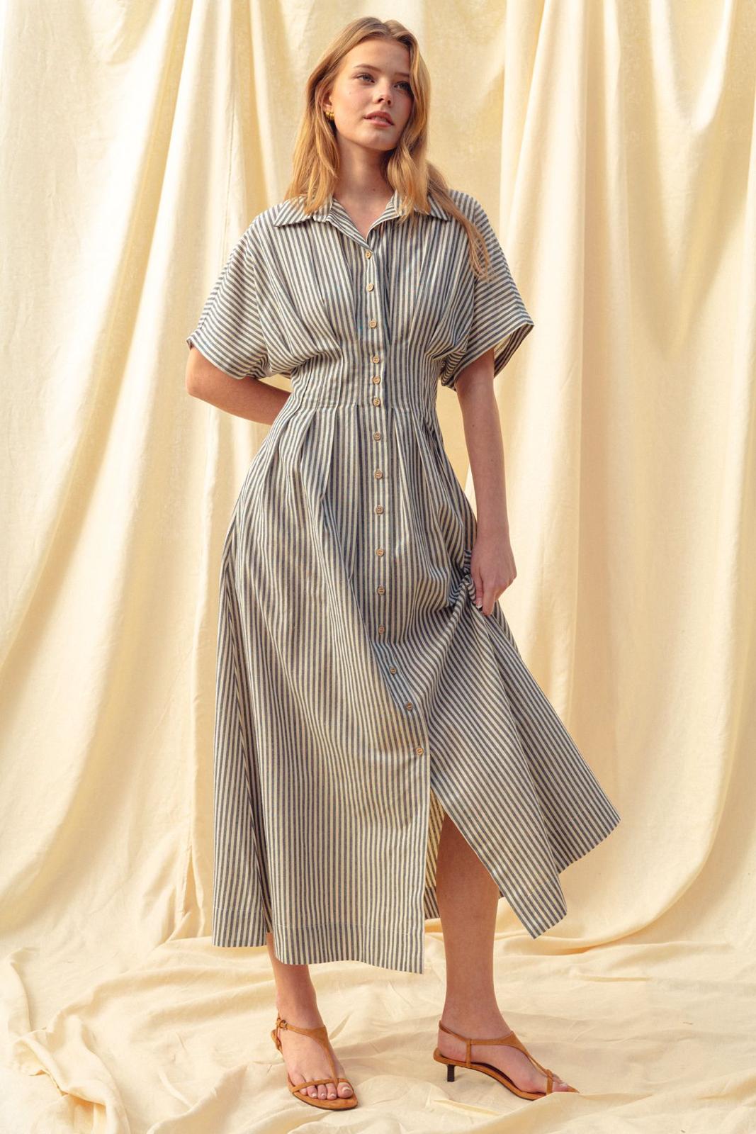 Stripe & Structure Maxi