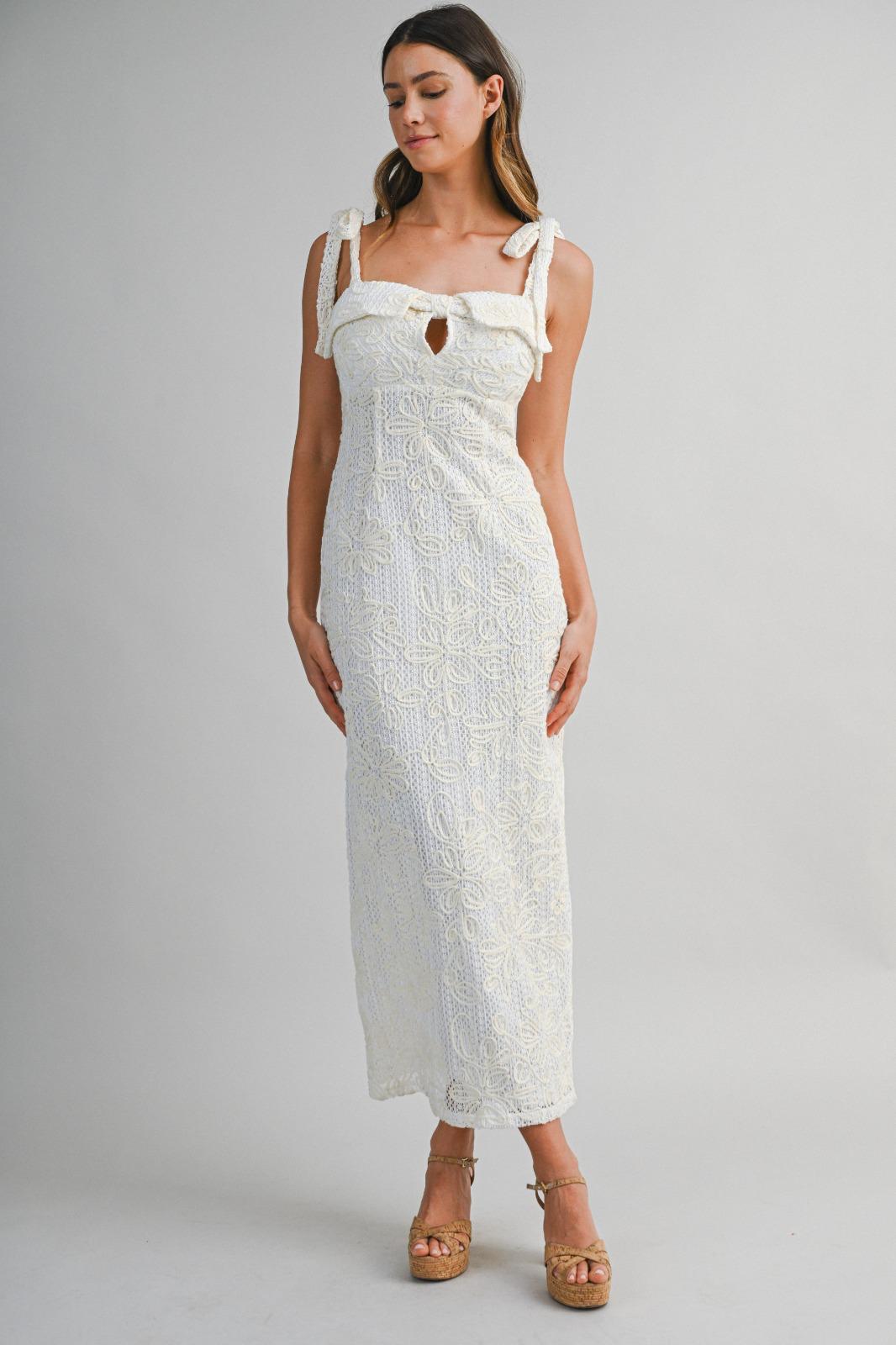 Lace & Bow Midi