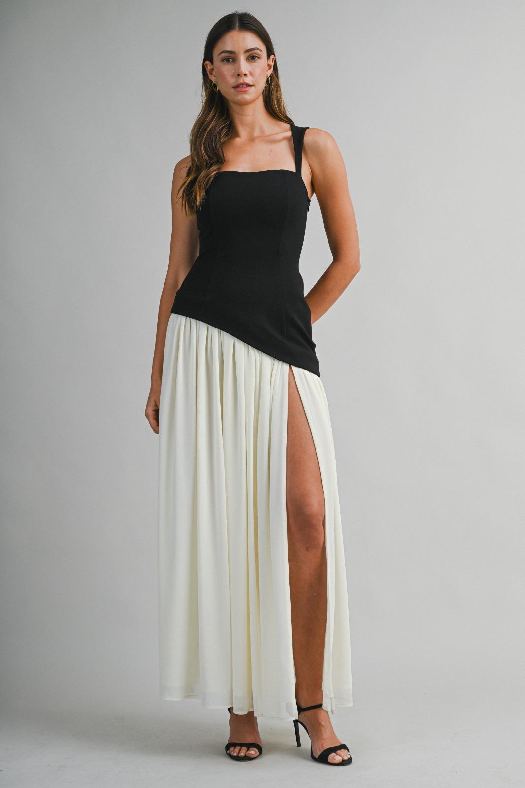 Black & Ivory Gown