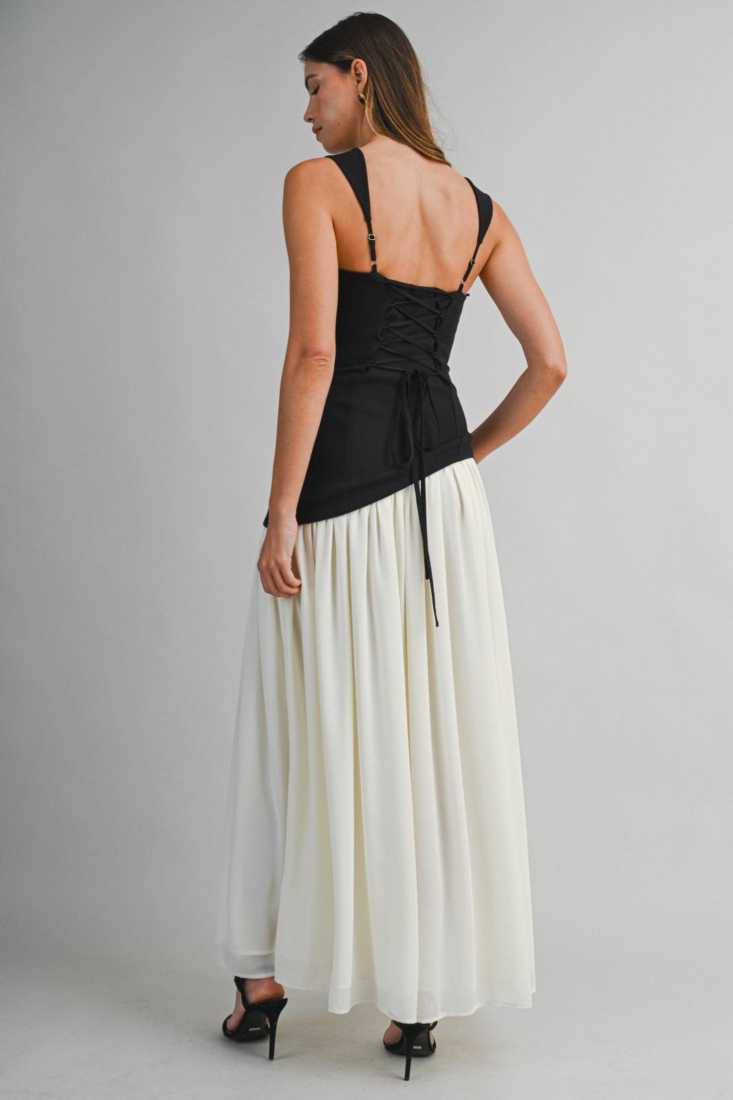 Black & Ivory Gown