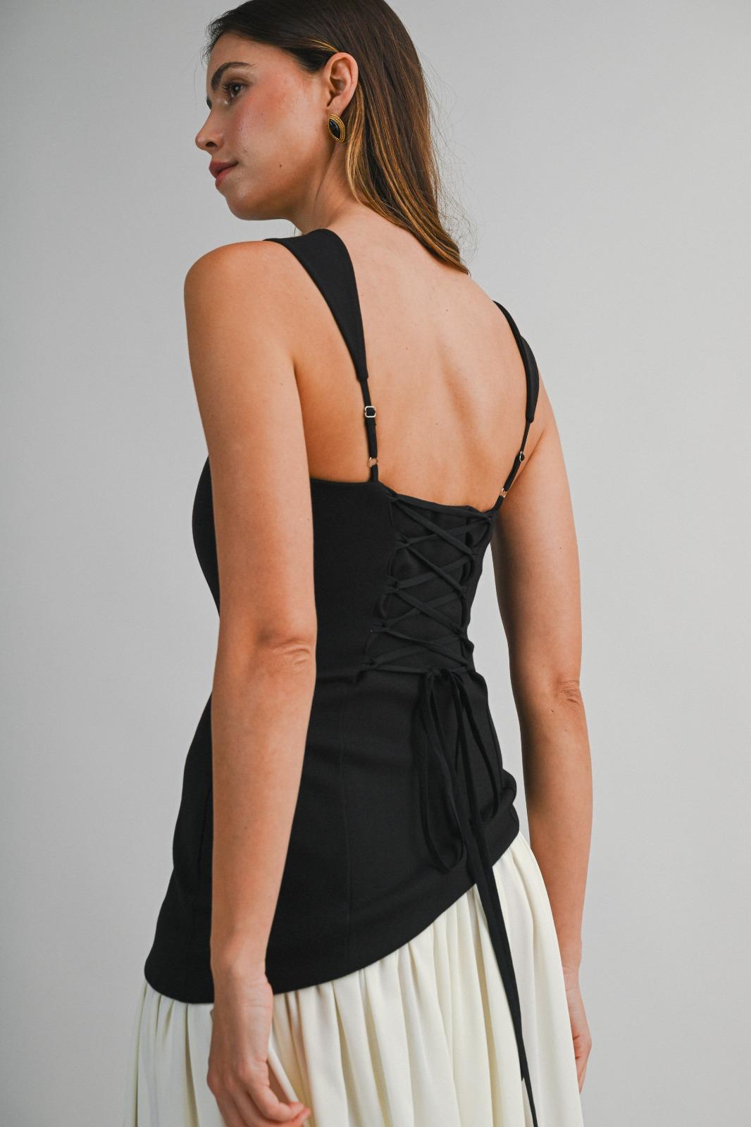 Black & Ivory Gown