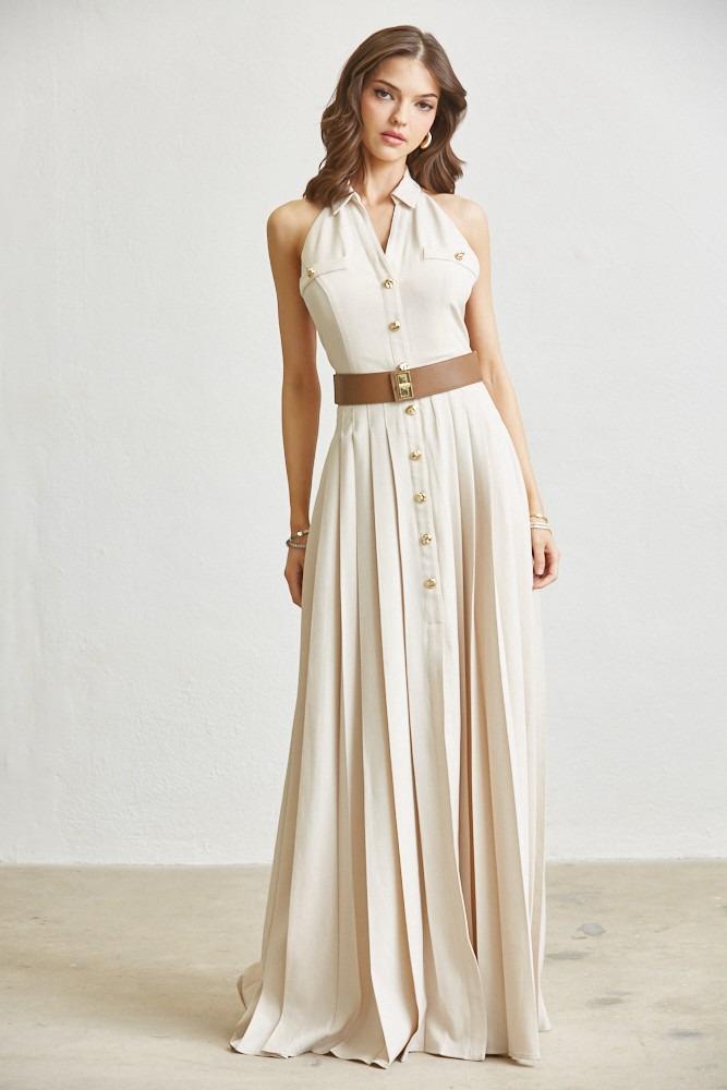 Gold Button Maxi