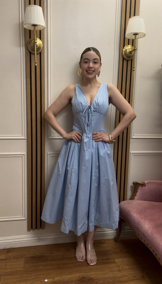 Sky Blue Midi