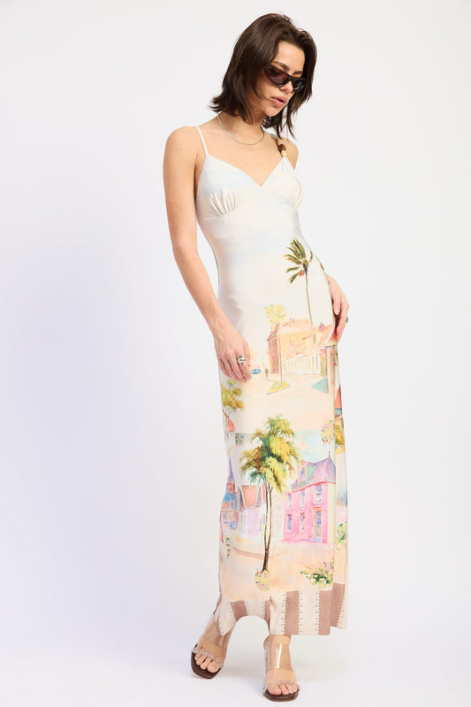 Tropical Watercolor Maxi