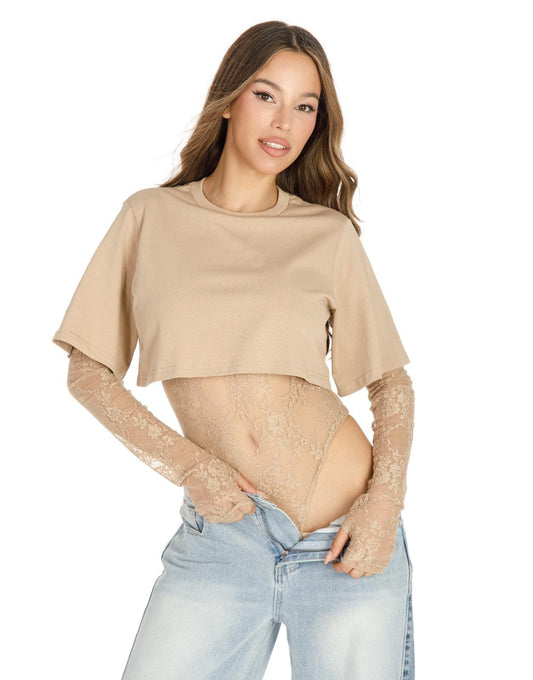 Layered Lace Top