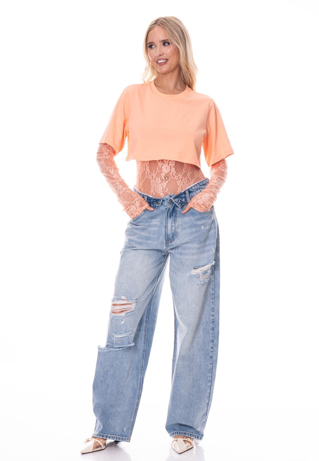 Sunset Sheer Top