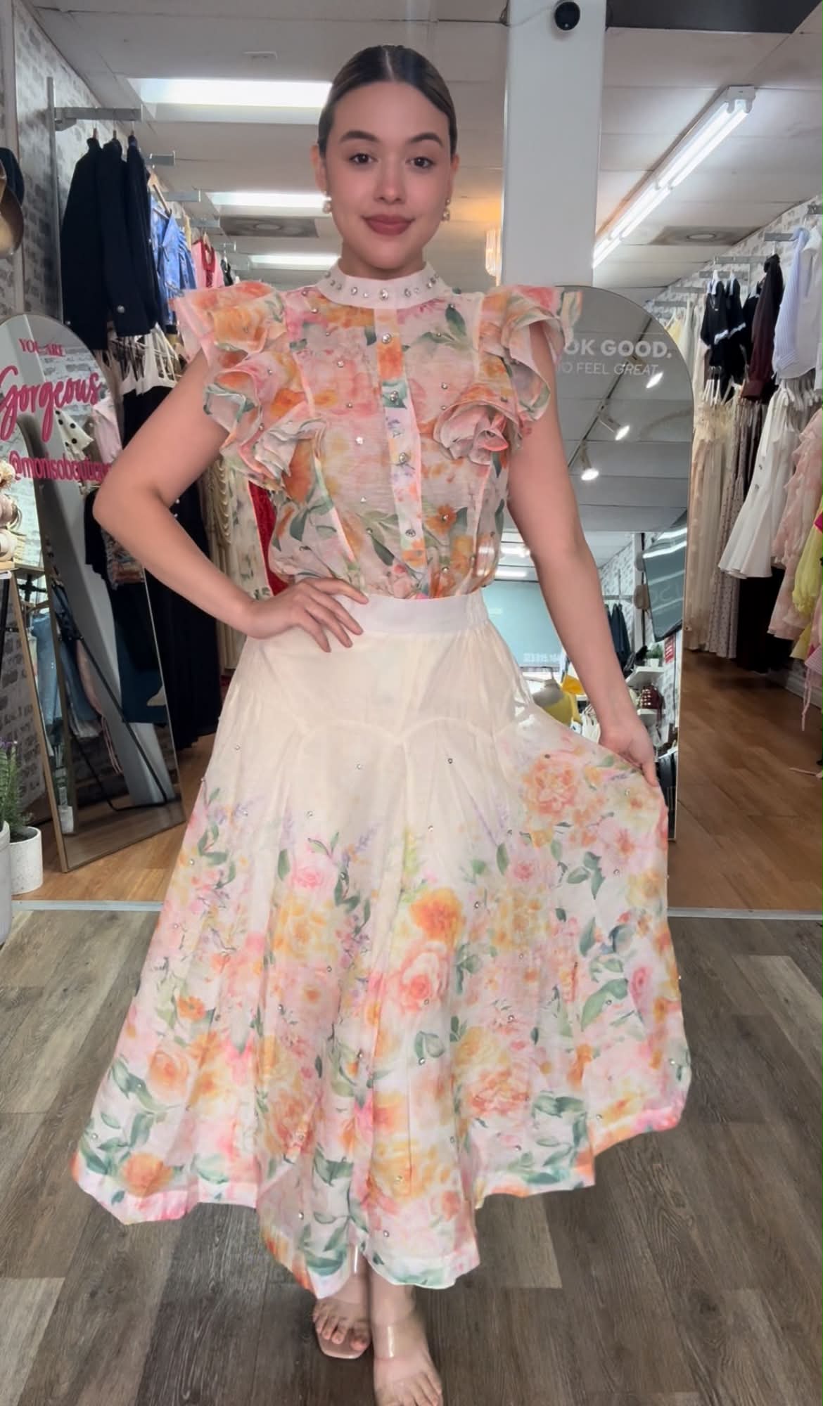 Sunset Petal Dress