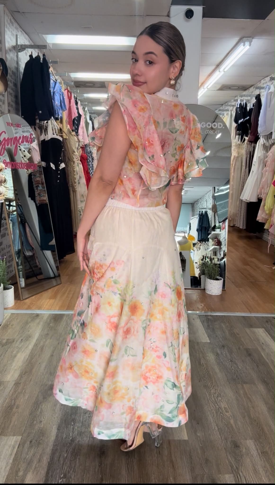 Sunset Petal Dress