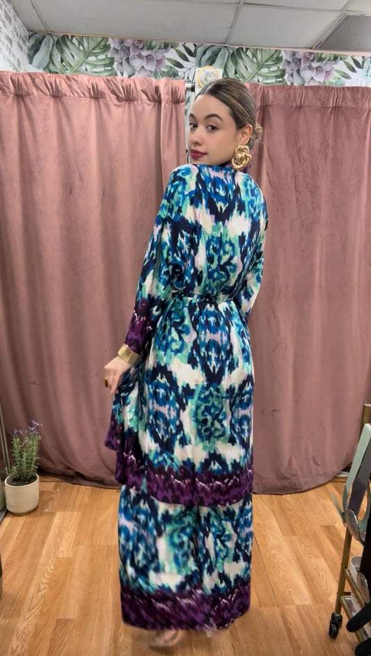 Jewel Tone Kimono Set