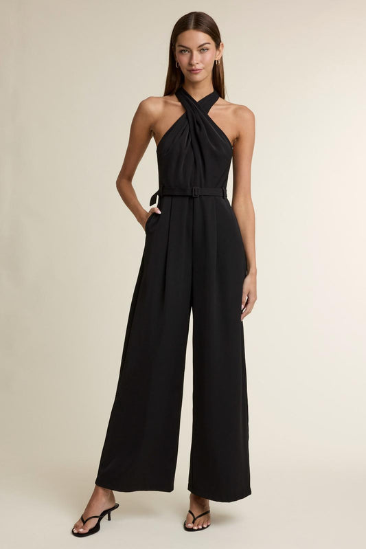 Black Twist Jumpsuit