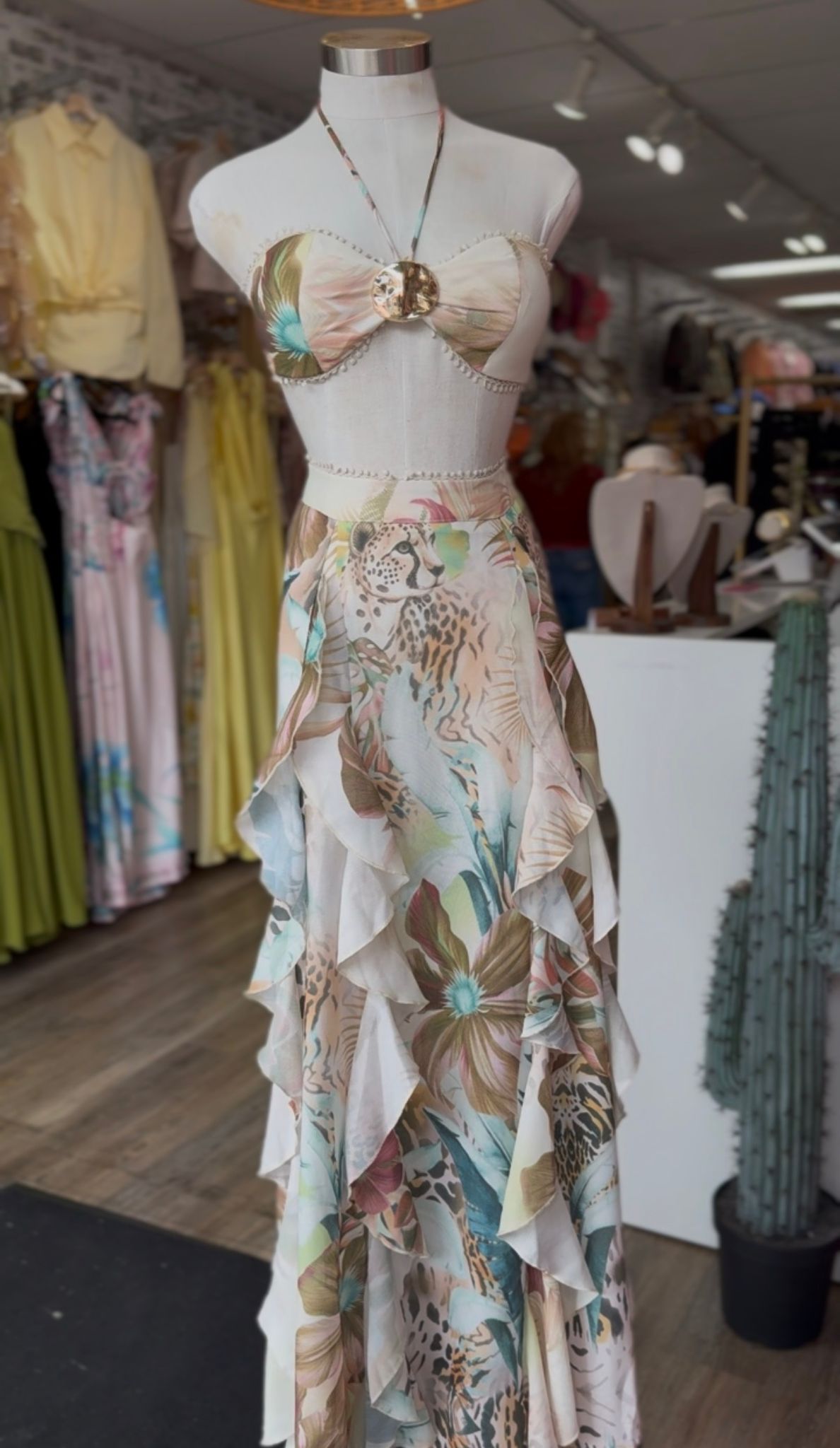 Tropical Cheetah Wrap Set
