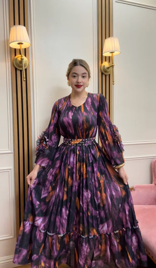 Mystic Ember Maxi Dress