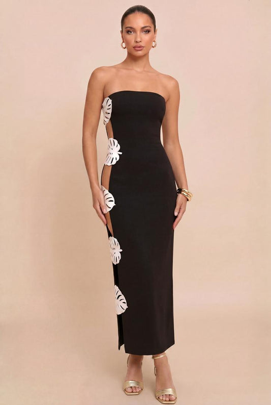 Monstera Cut Out Gown
