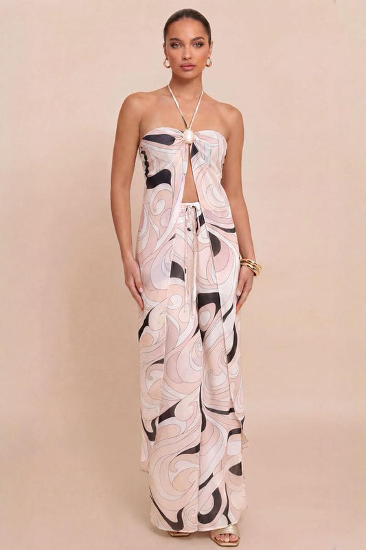 Wave Motion Cut Out Dress