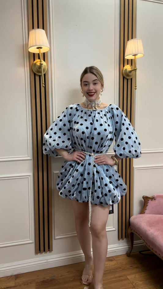 Polka Dot Bubble Dress
