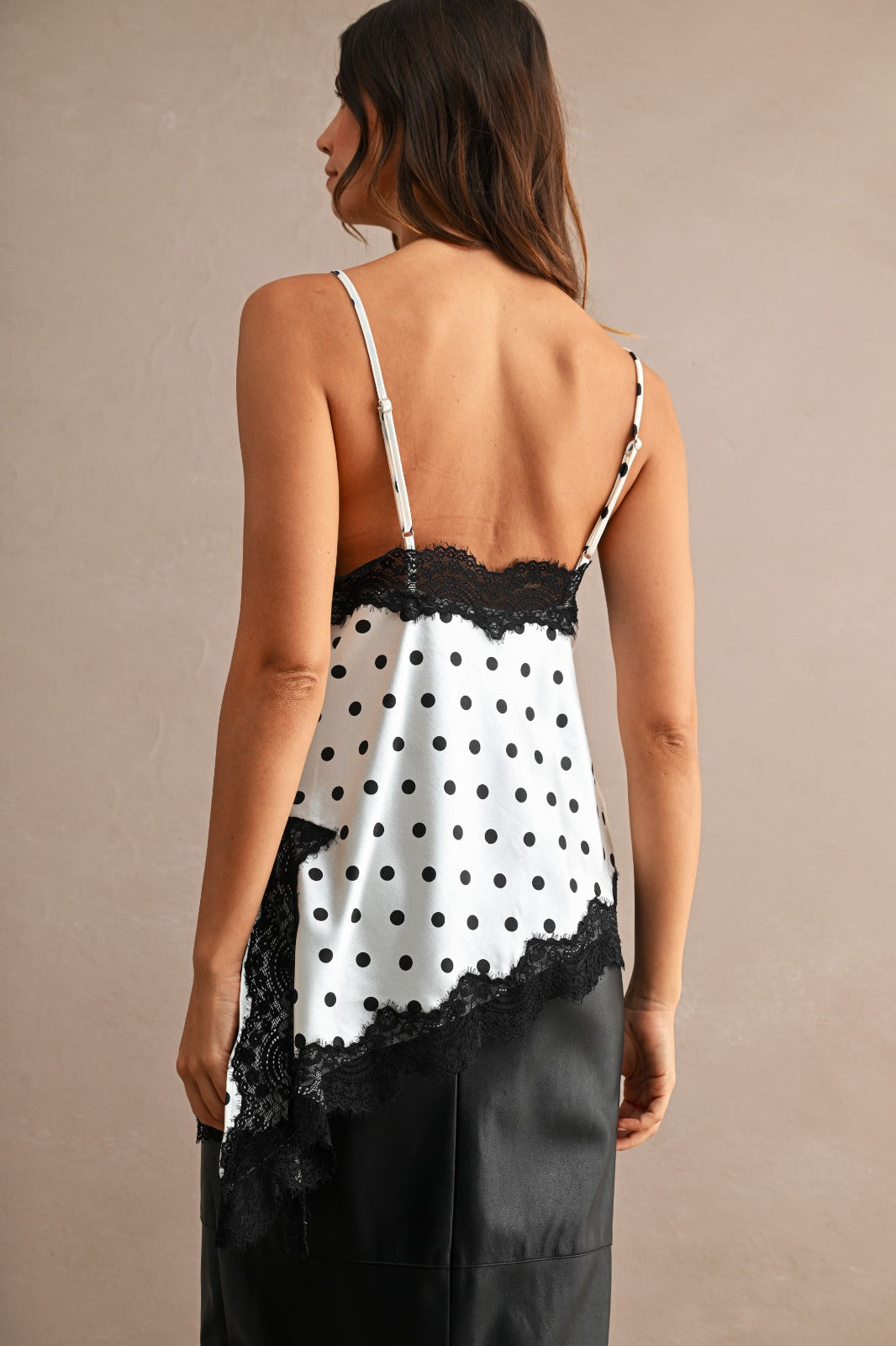 Monochrome Silk Cami