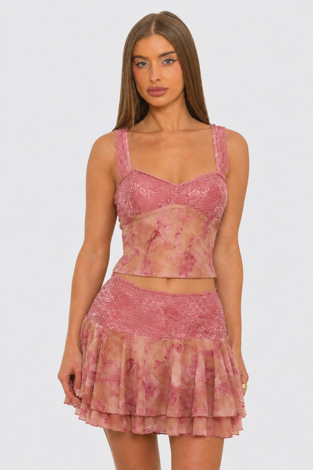 Rosewood Lace Two- Set