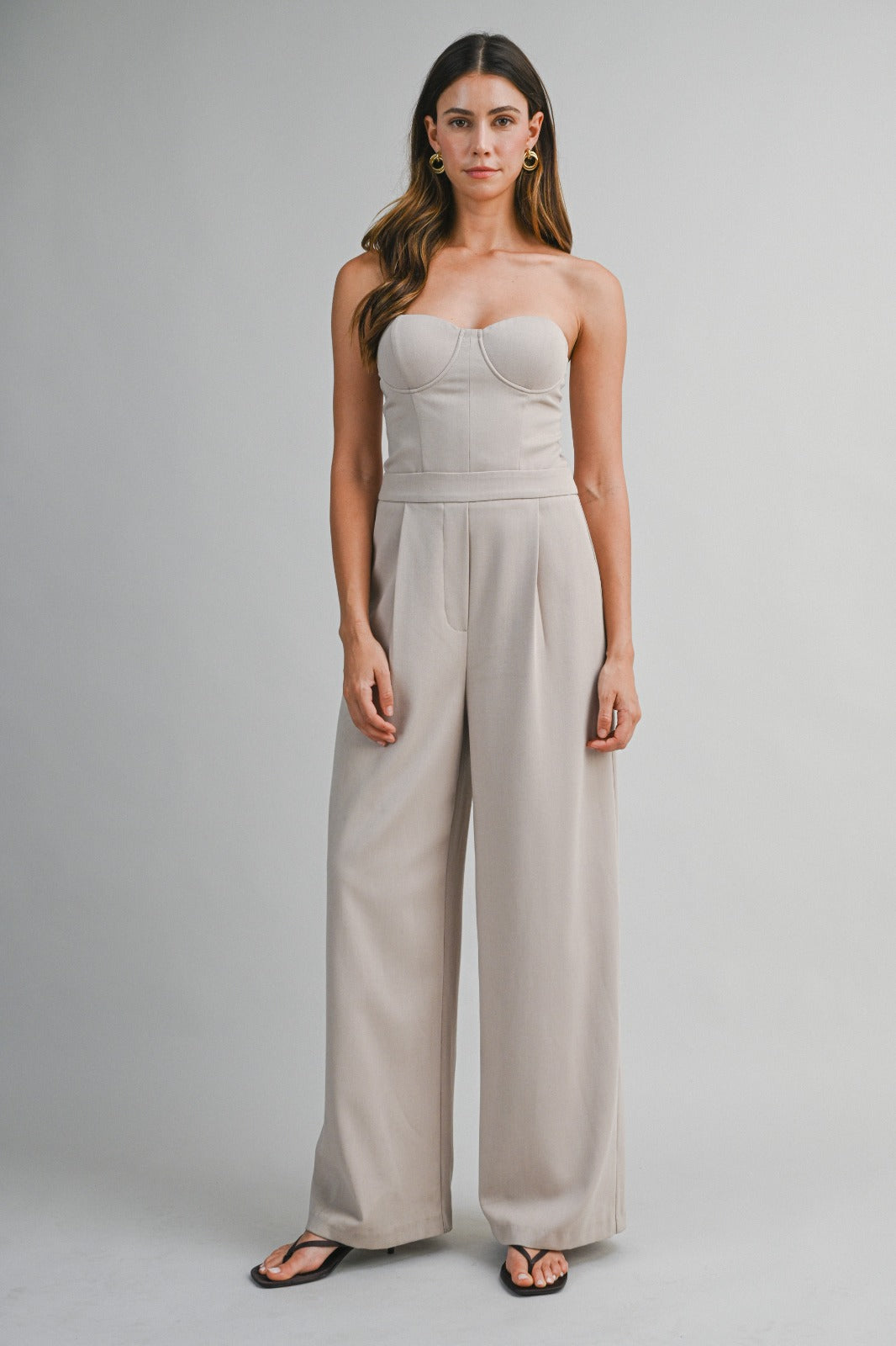 Tailored Bustier Jumpsuit