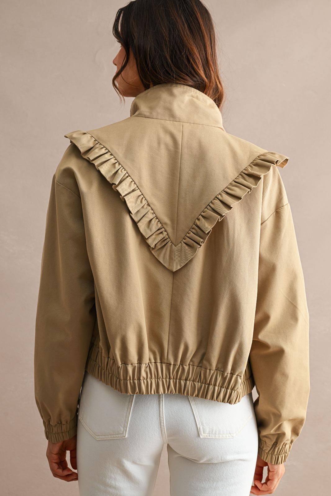 Prairie Ruffle Crop Jacket