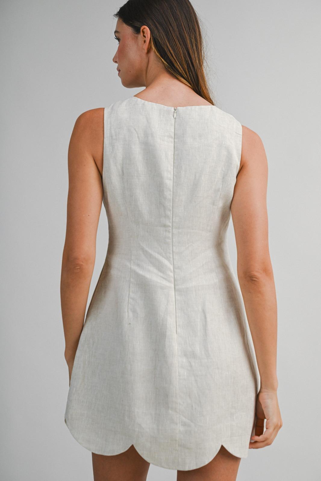 Scalloped Sunday Dress