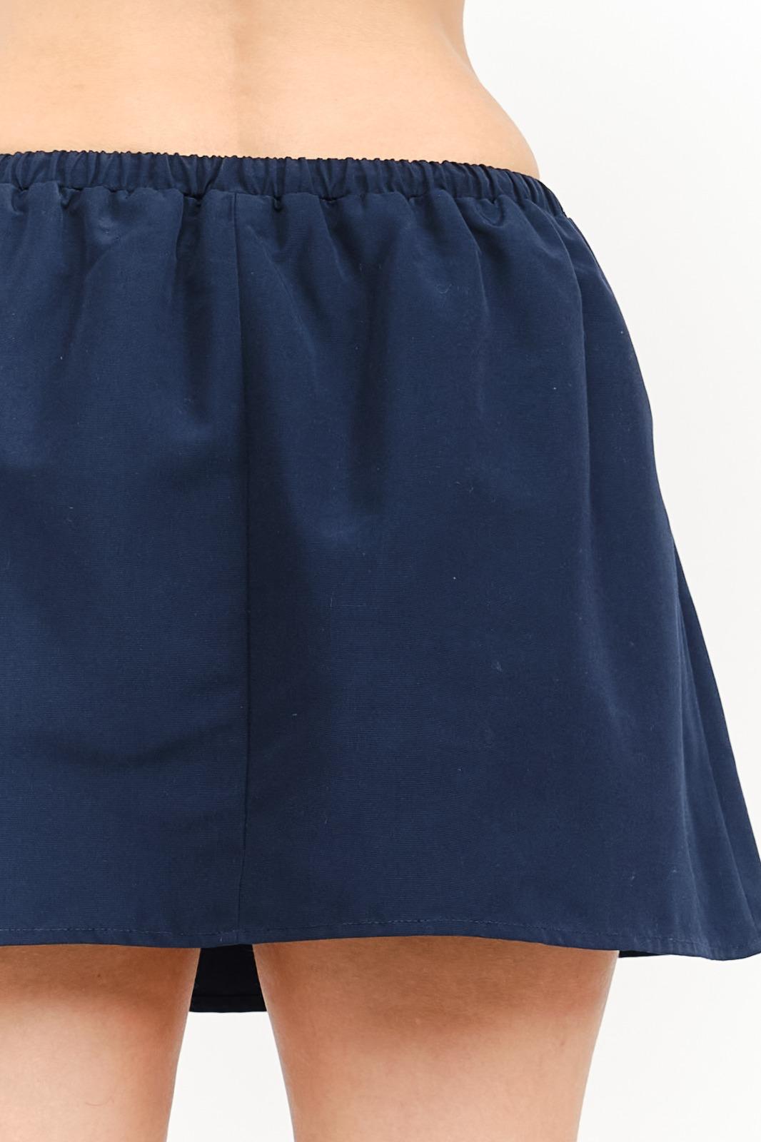 Navy Zip Jacket Skort Set