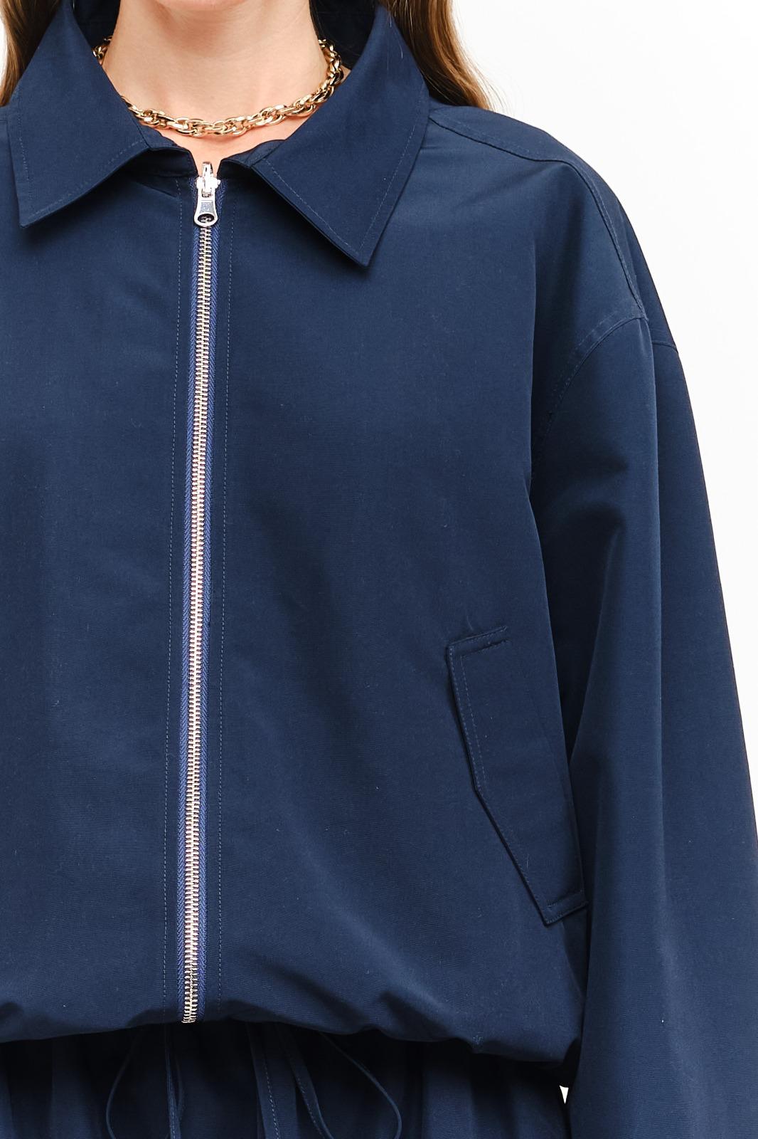 Navy Zip Jacket Skort Set