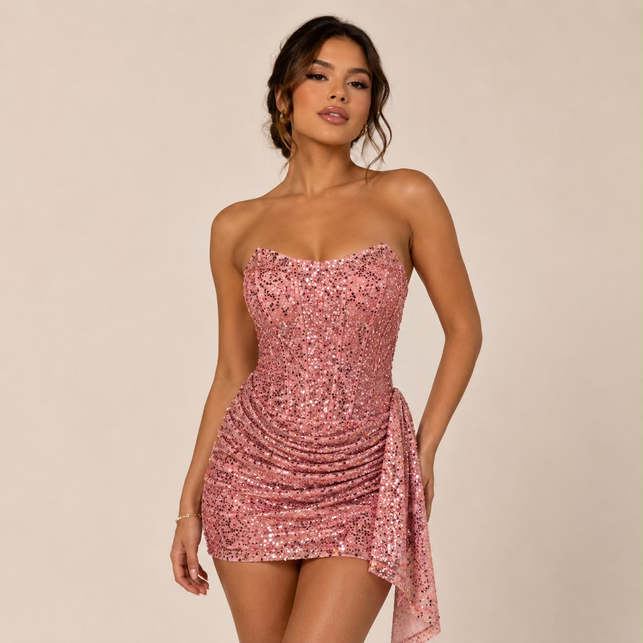 Rose Sequin Mini