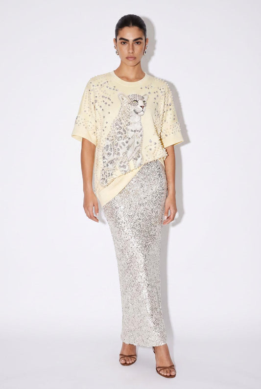 Butter Pearl Leopard Sweatshirt