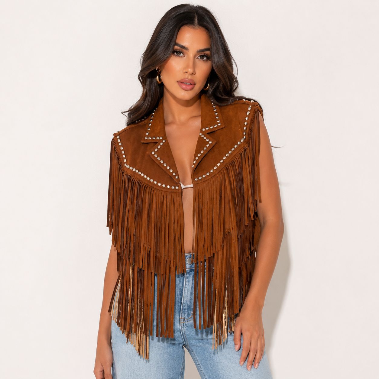 Cowgirl Glam Fringe Vest