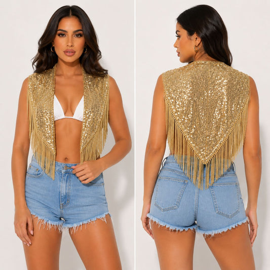 Golden Hour Fringe Cape