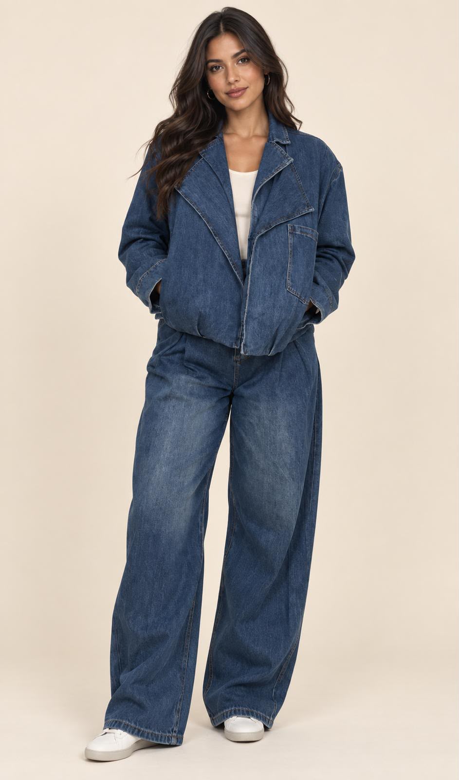 Matching Wash Denim Set
